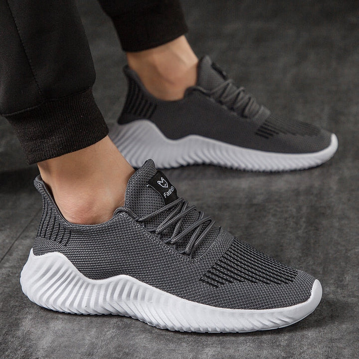 Åndbare løbesneakers til mænd med mesh-overdel – Niko