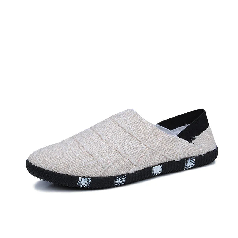 Lette og stilfulde canvas-espadriller med hampesål til herrer – Elias