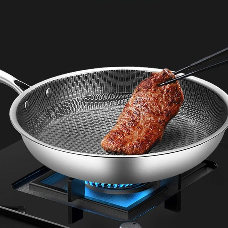 Rustfrit stålpande med non-stick pixel teknologi – Novyra