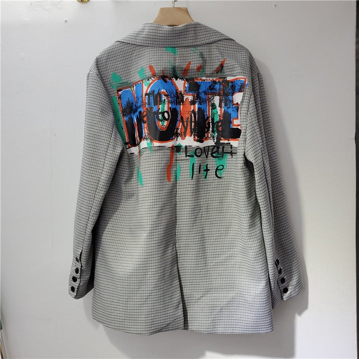 Oversized dameblazer - ChicVibe