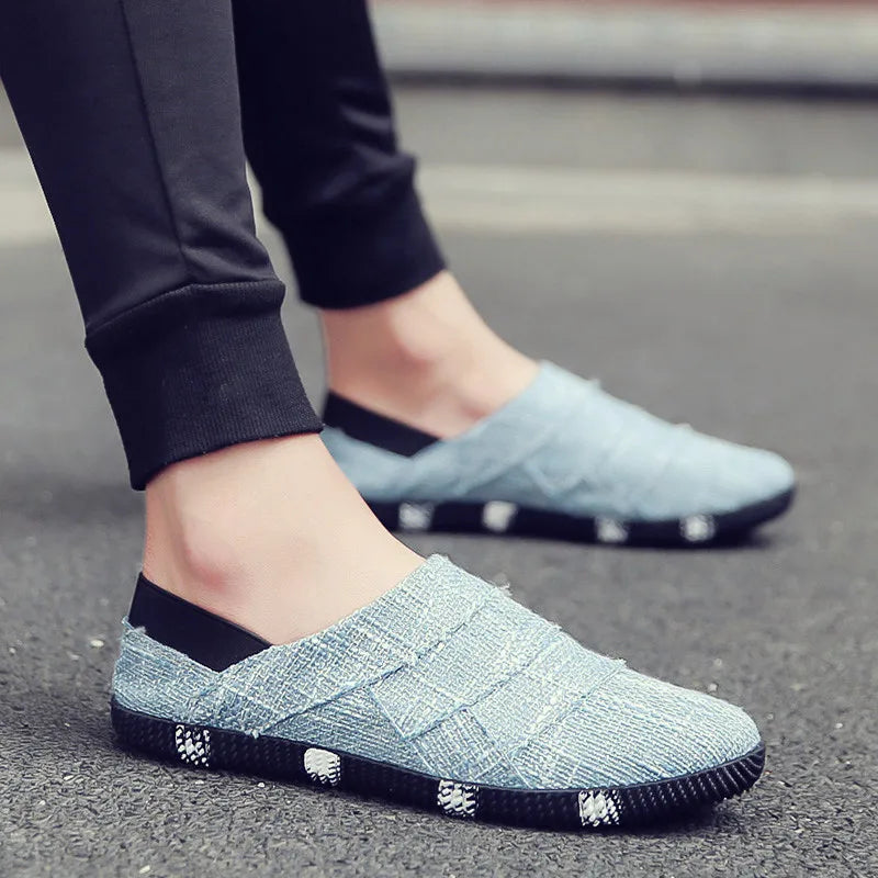 Lette og stilfulde canvas-espadriller med hampesål til herrer – Elias