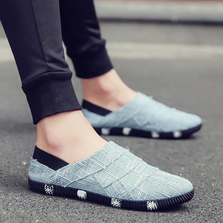 Lette og stilfulde canvas-espadriller med hampesål til herrer – Elias
