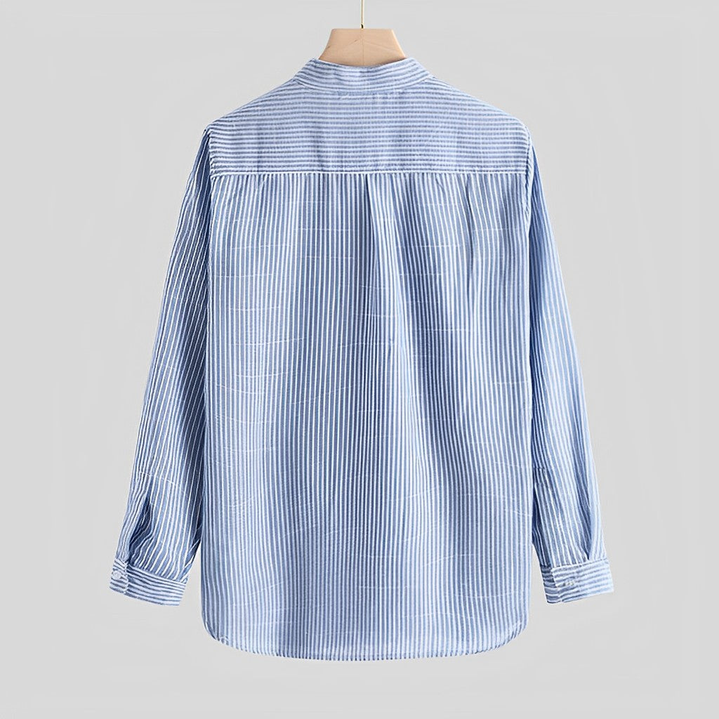 Herre-sommerskjorte med moderne snit – Cas