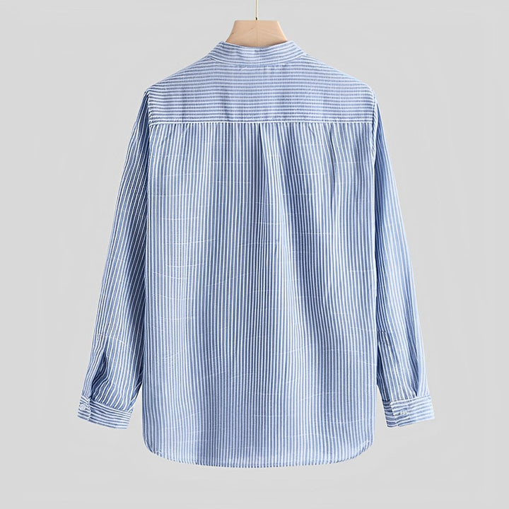Herre-sommerskjorte med moderne snit – Cas