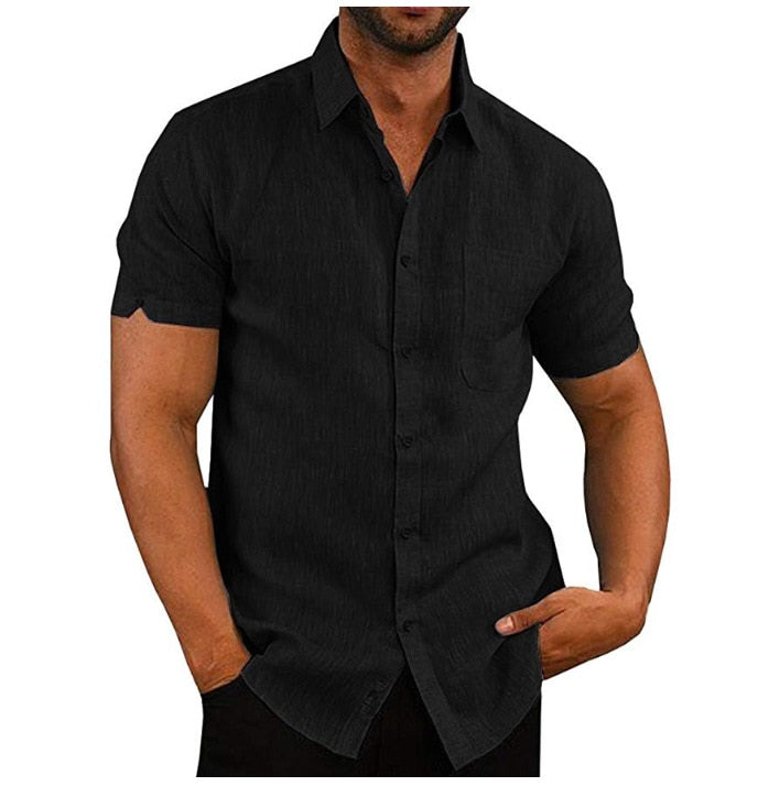 Komfortabel og stilfuld åndbar poloshirt til herrer med knapstolpe – Narek