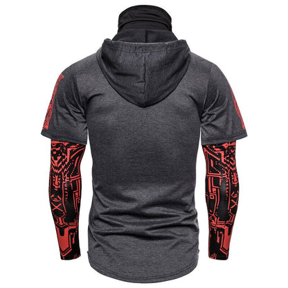 Herren-Hoodie med integreret skull-maske – efterårsudgave ShadowX