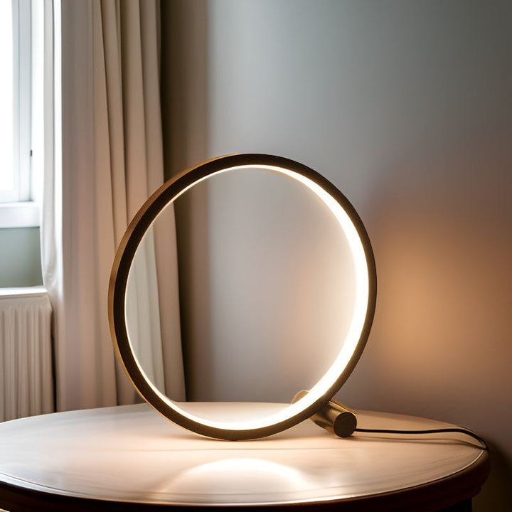 Minimalistisk Dæmpbar Bordlampe - EclipseAura Lampe