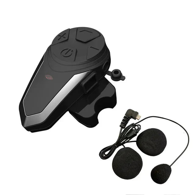 Motorcykelhjelm Bluetooth intercom med FM & 1000m rækkevidde – RoadLink S3