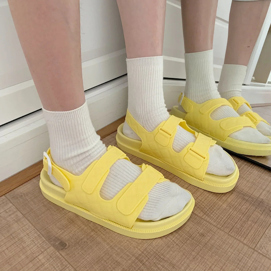 Trendy plateau-sandaler i koreansk stil til damer – Alina