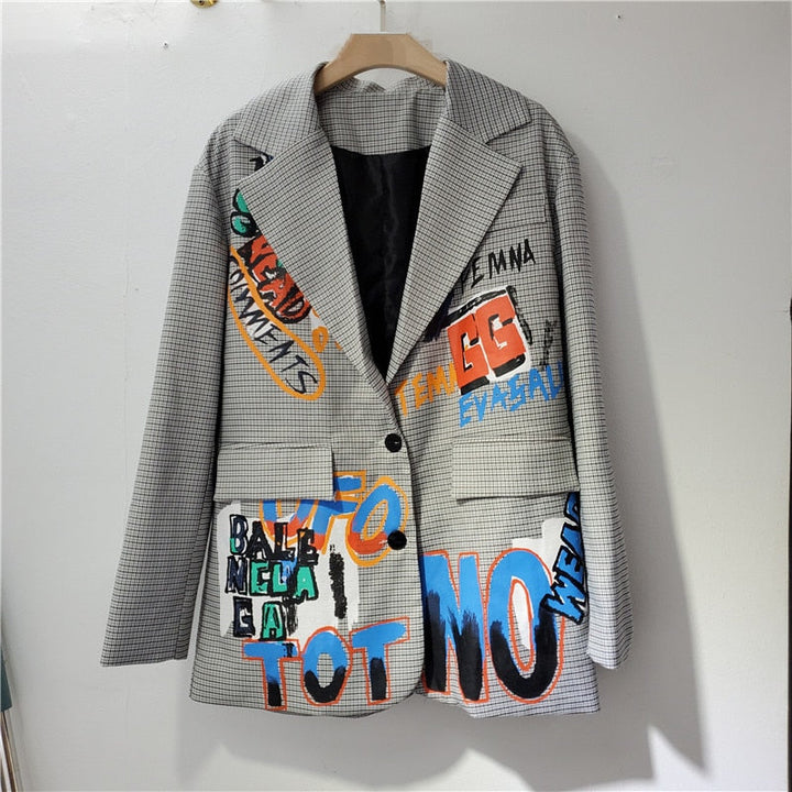 Oversized dameblazer - ChicVibe