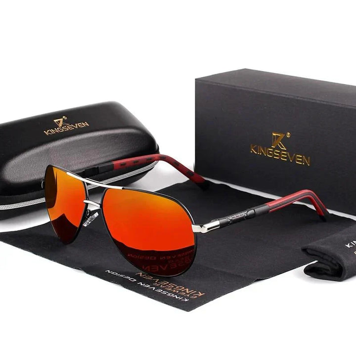 Stilfuld herresolbrille med UV400-beskyttelse – Lennart