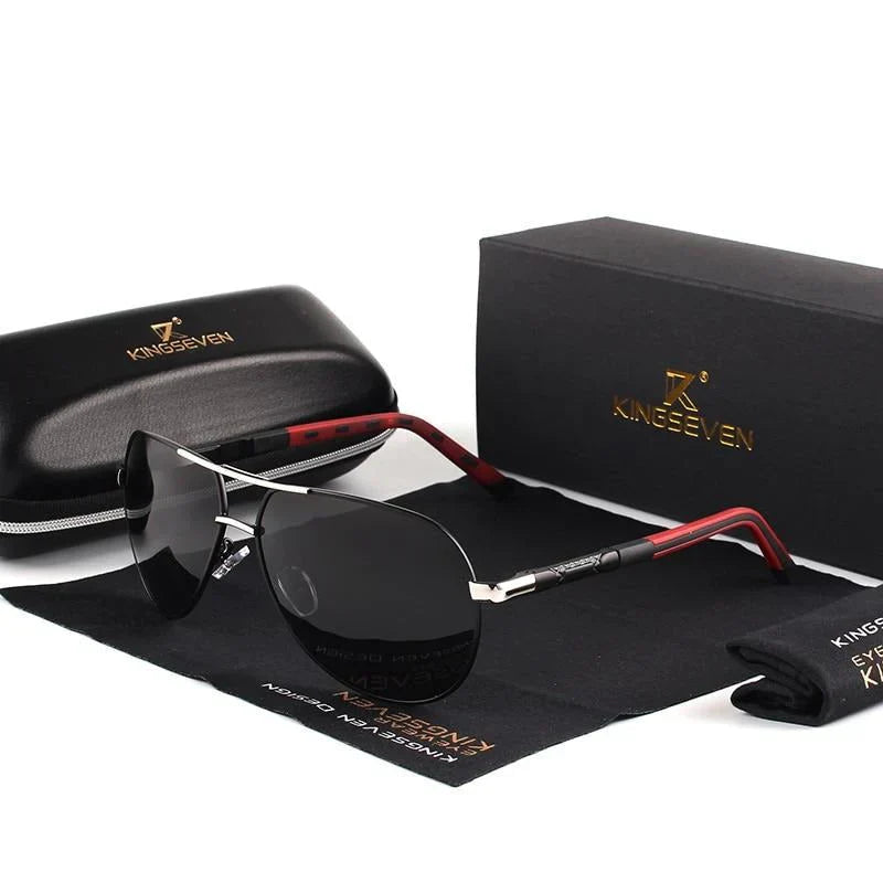 Stilfuld herresolbrille med UV400-beskyttelse – Lennart