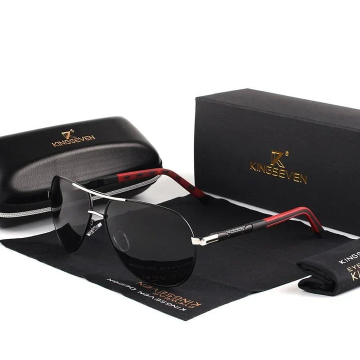 Stilfuld herresolbrille med UV400-beskyttelse – Lennart