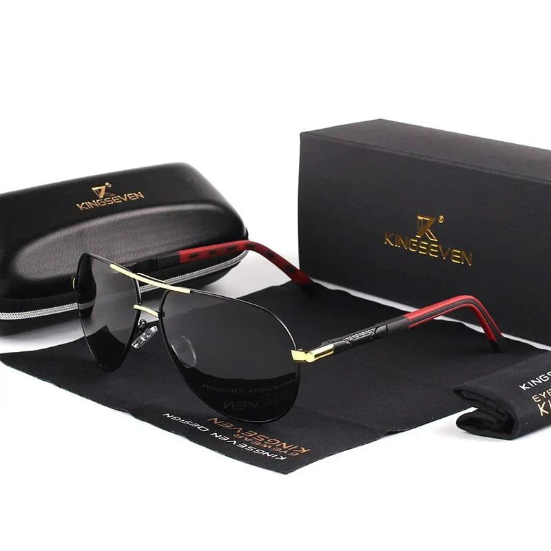 Stilfuld herresolbrille med UV400-beskyttelse – Lennart