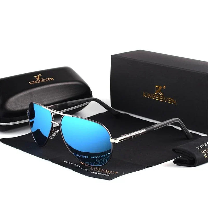 Stilfuld herresolbrille med UV400-beskyttelse – Lennart