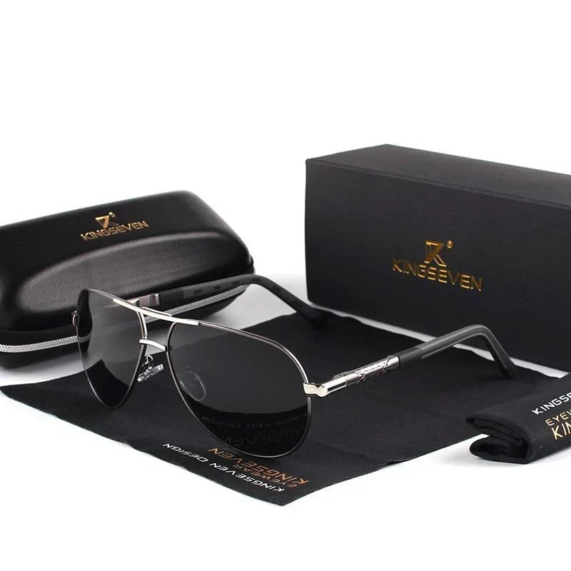 Stilfuld herresolbrille med UV400-beskyttelse – Lennart