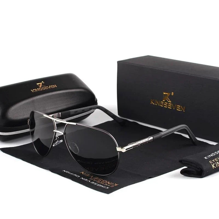 Stilfuld herresolbrille med UV400-beskyttelse – Lennart