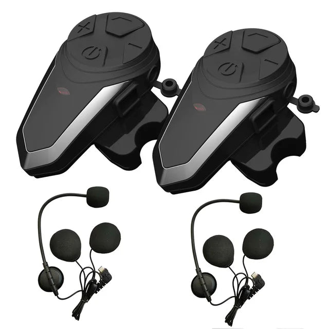 Motorcykelhjelm Bluetooth intercom med FM & 1000m rækkevidde – RoadLink S3