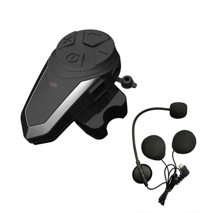 Motorcykelhjelm Bluetooth intercom med FM & 1000m rækkevidde – RoadLink S3