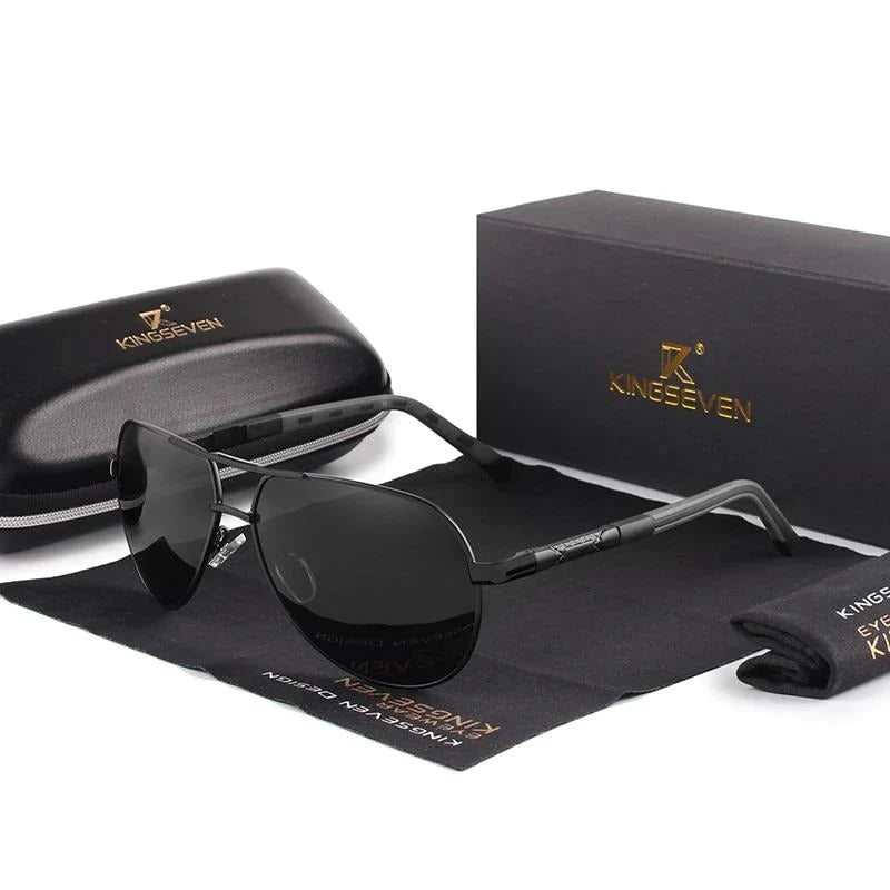 Stilfuld herresolbrille med UV400-beskyttelse – Lennart