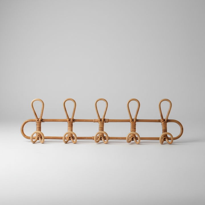 Handgewebter Rotan Wandhaken - RattanNook