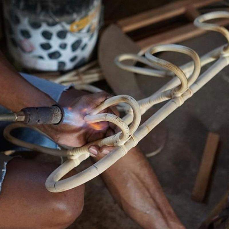 Handgewebter Rotan Wandhaken - RattanNook