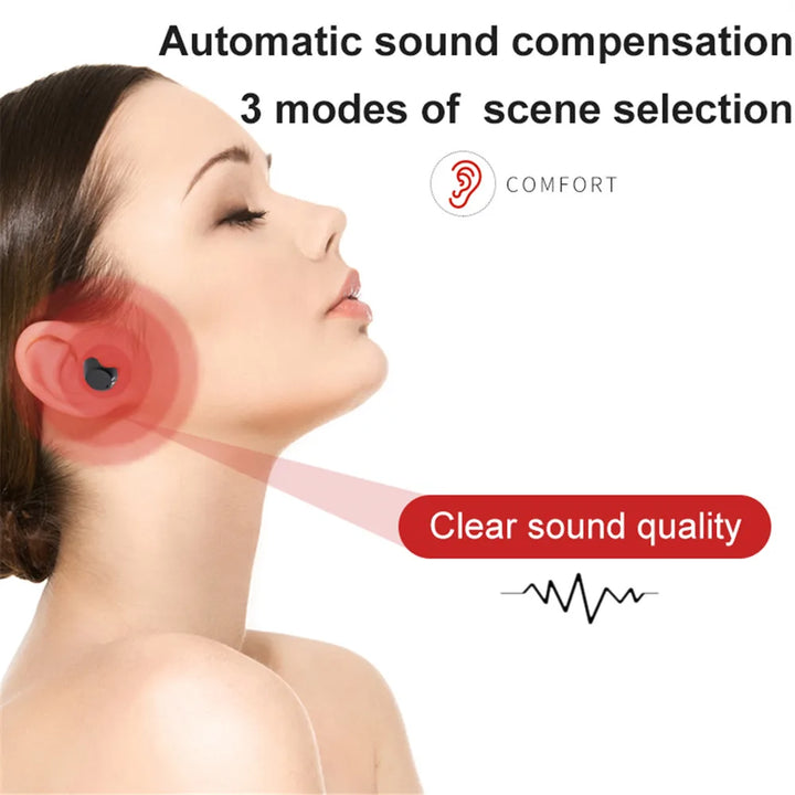 Genopladelig CIC Høreapparat – ClearTone