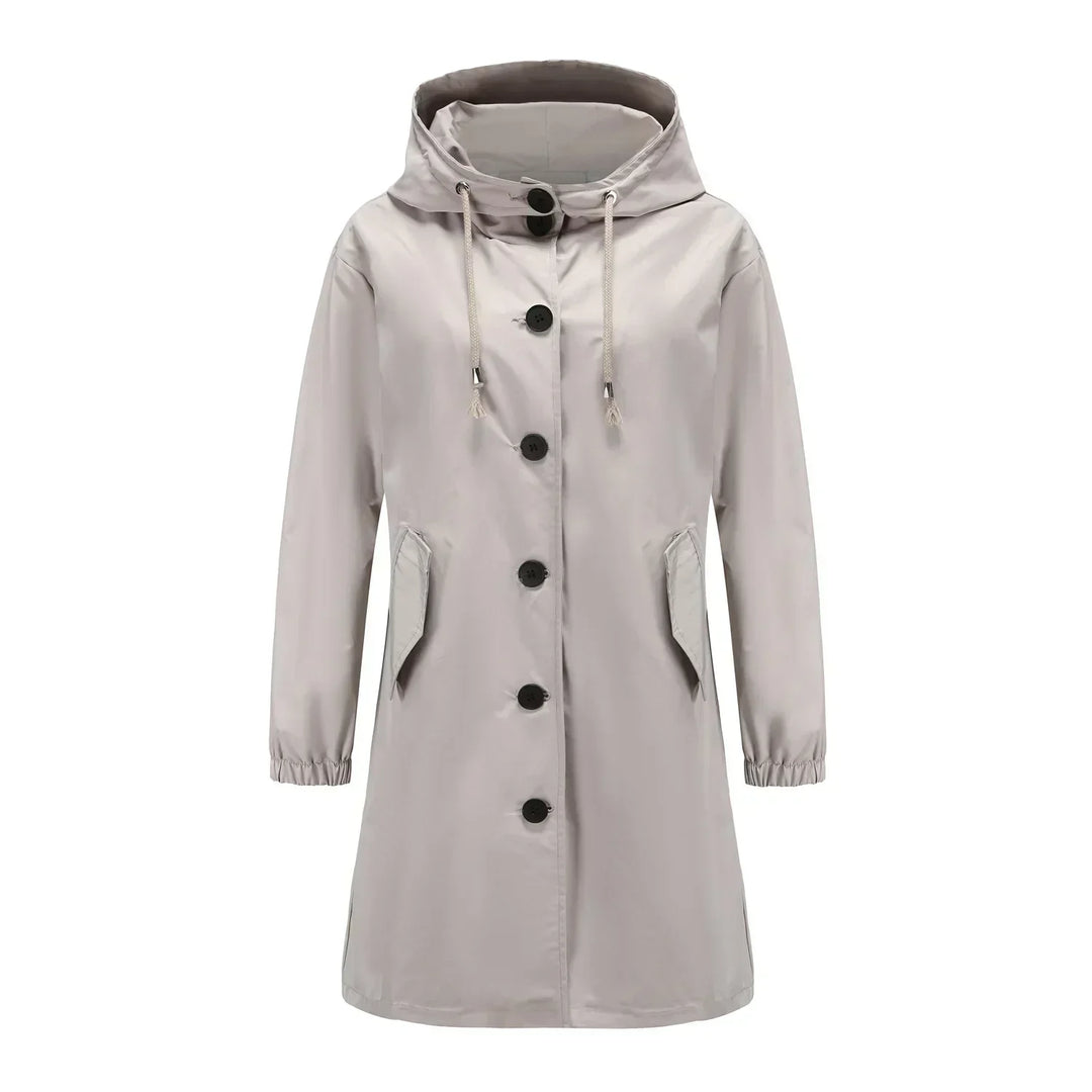 Stilfuld vindtæt trenchcoat - Livia