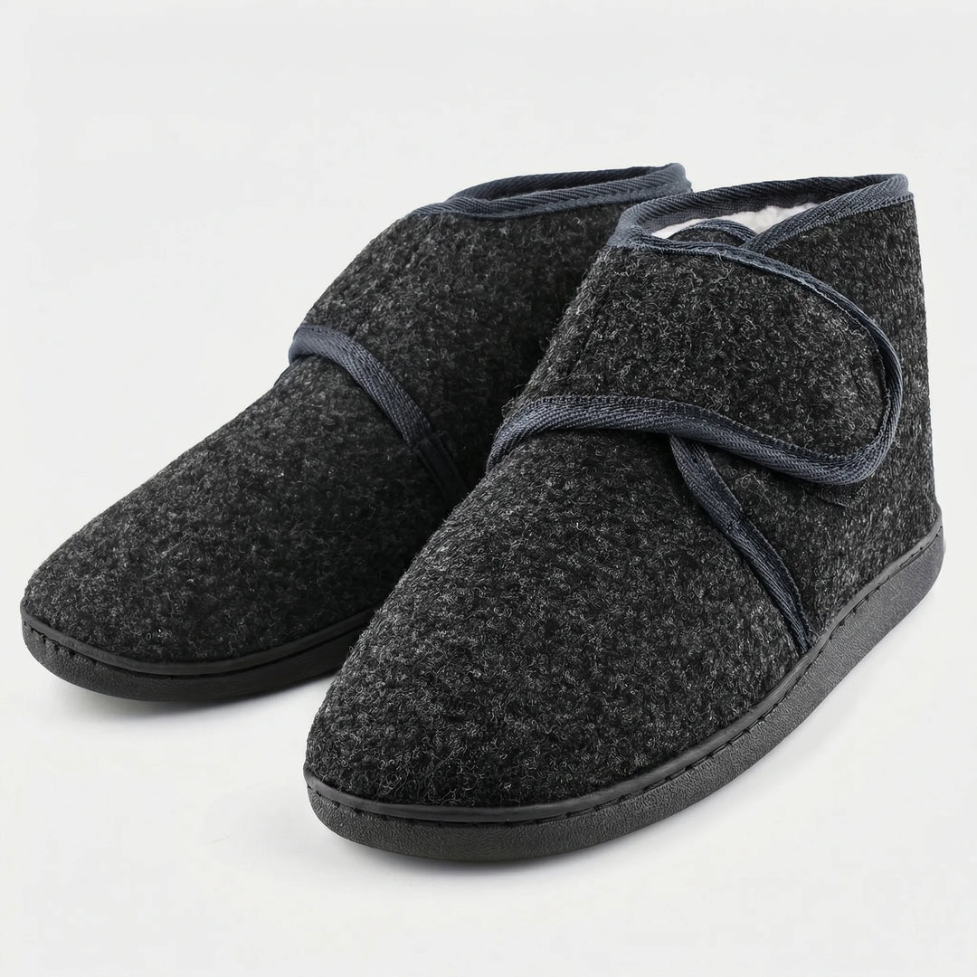 Herenpantoffel Met Klittenbandsluiting - Christian