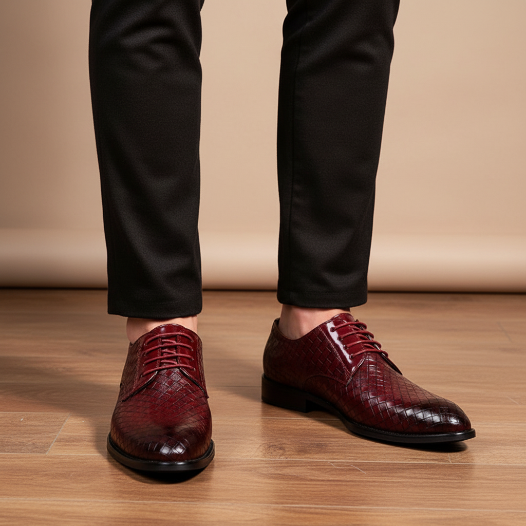 Herrenlederschuh Mit Schnürung - Gordon