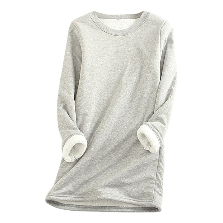 Dame-vinterfleecepullover med for – Mira