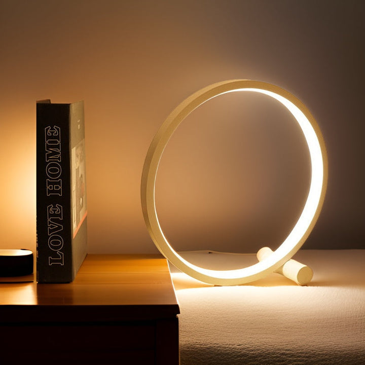 Minimalistisk Dæmpbar Bordlampe - EclipseAura Lampe