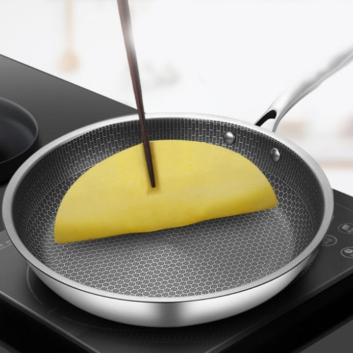 Rustfrit stålpande med non-stick pixel teknologi – Novyra