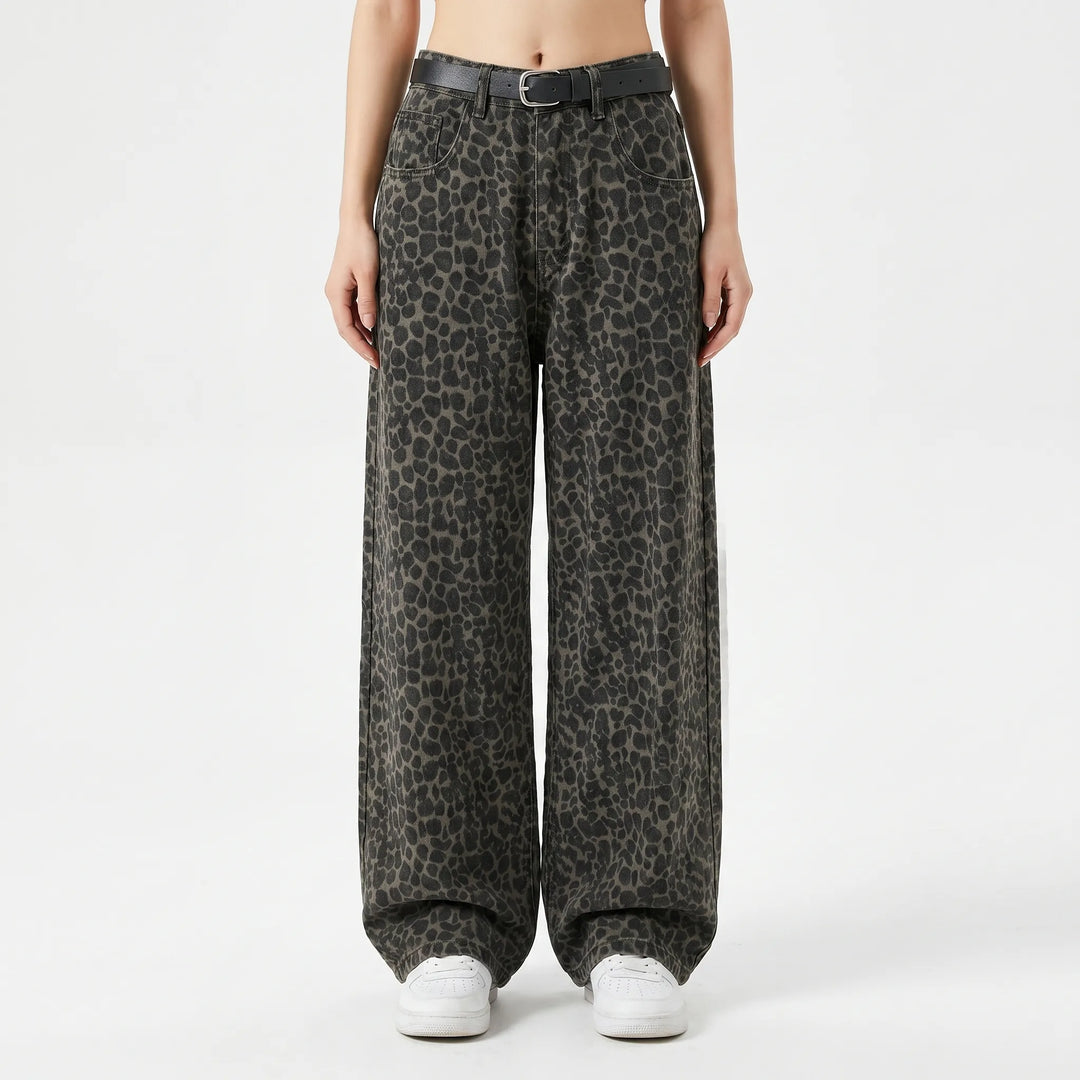 High-Waisted Wide Leg Trousers -  Nellie