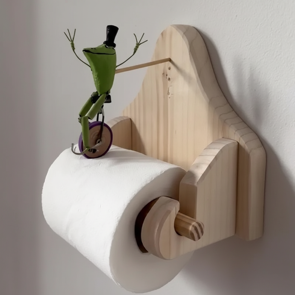 Holz Wandmontierte Halterung - FrogCycle