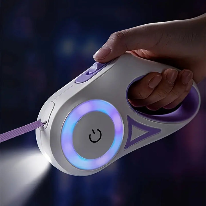 Lysende hundesnor med lommelygte - GlowGuard