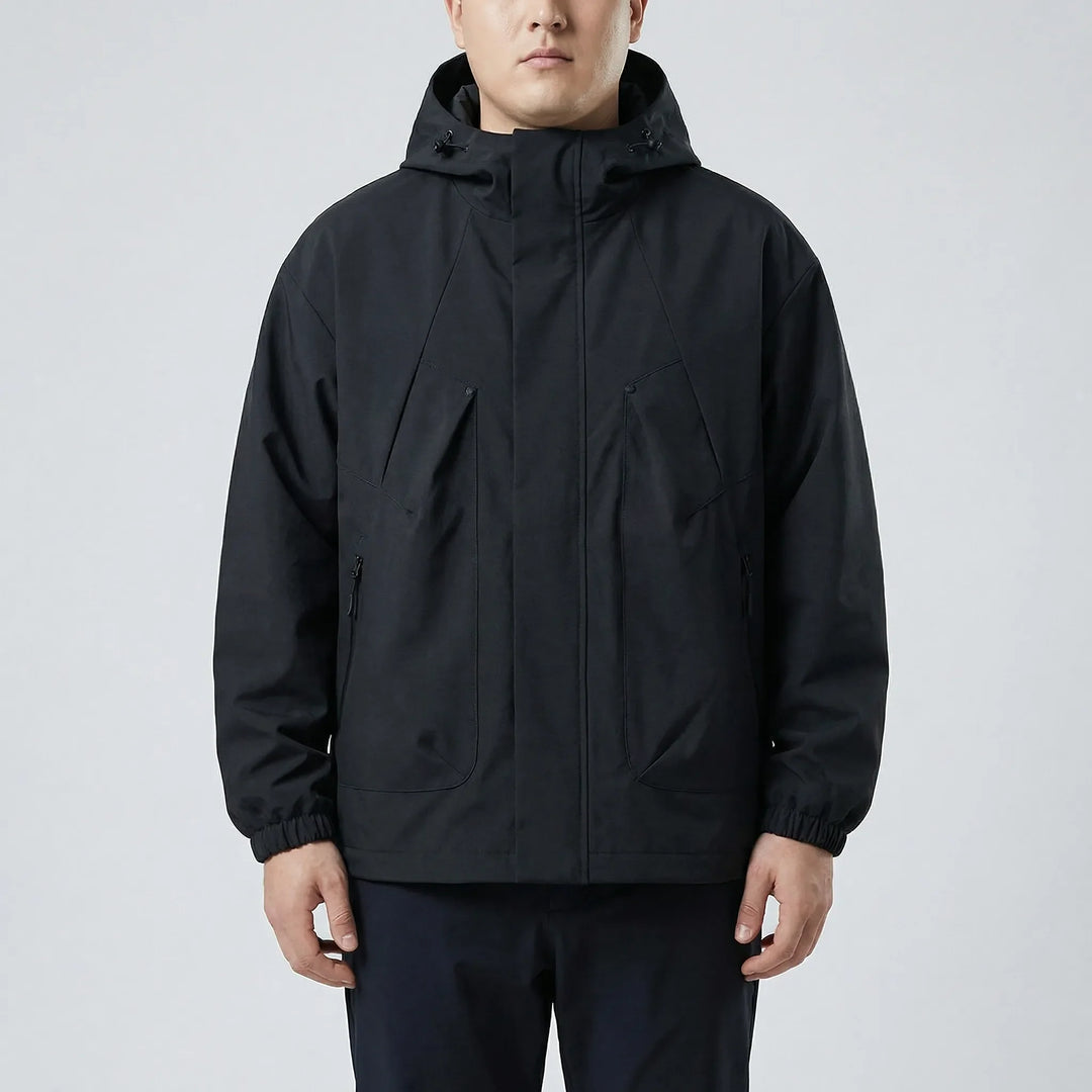 Hooded Oversized Windbreaker Jacket - Adrian