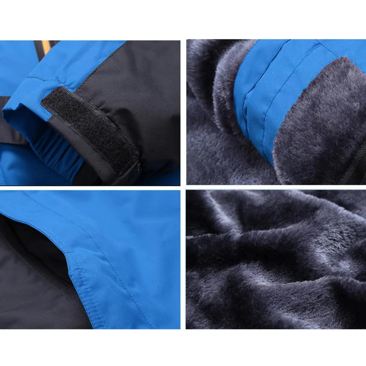 Hooded Two-Tone Outdoor Jacket - Casey
