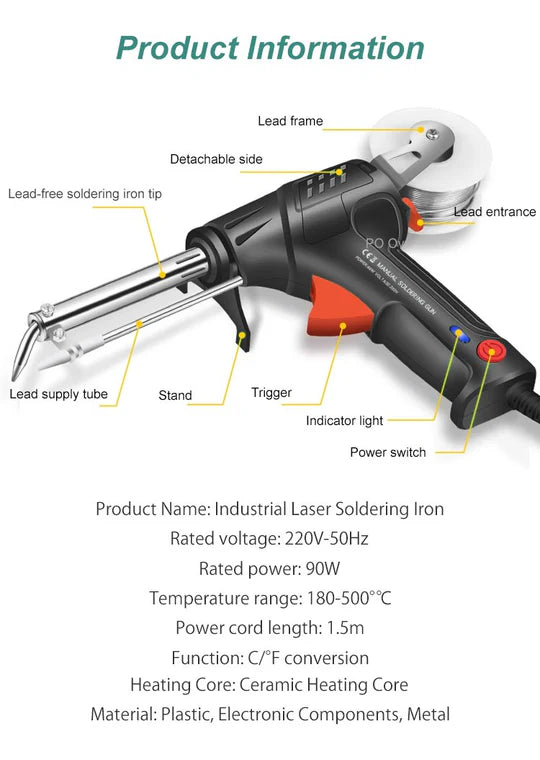 Laser Welding Tool | 2-in-1 Welding & Cutting Device with 20-Sec Heat-Up 6