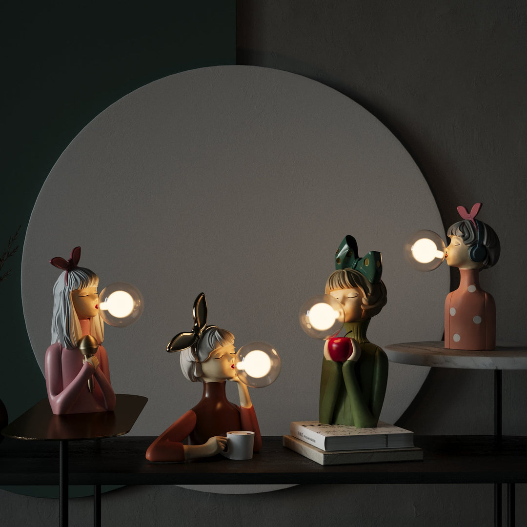 Håndlavet Bordlampe - CraftGlow