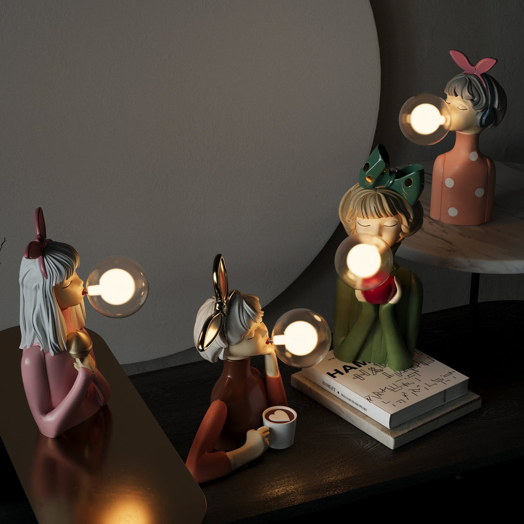 Håndlavet Bordlampe - CraftGlow