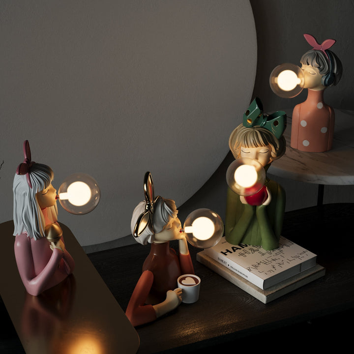 Håndlavet Bordlampe - CraftGlow
