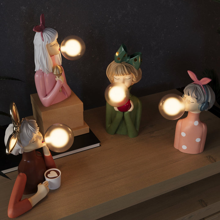 Håndlavet Bordlampe - CraftGlow