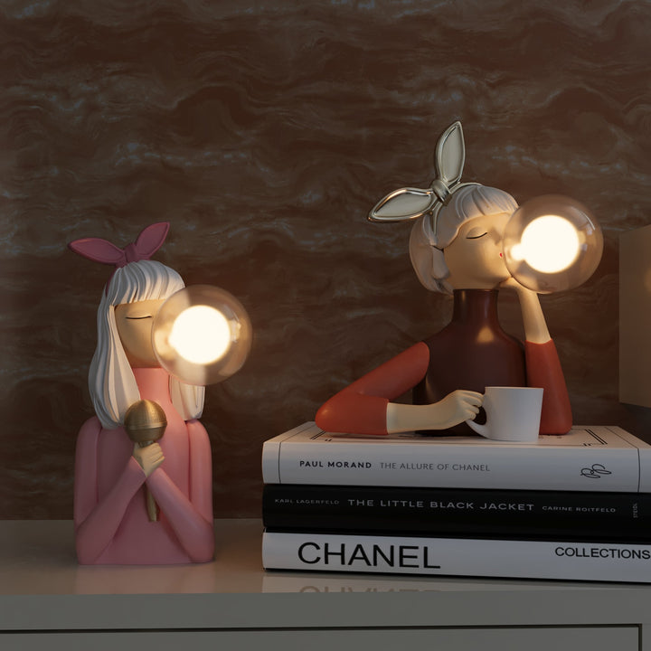Håndlavet Bordlampe - CraftGlow