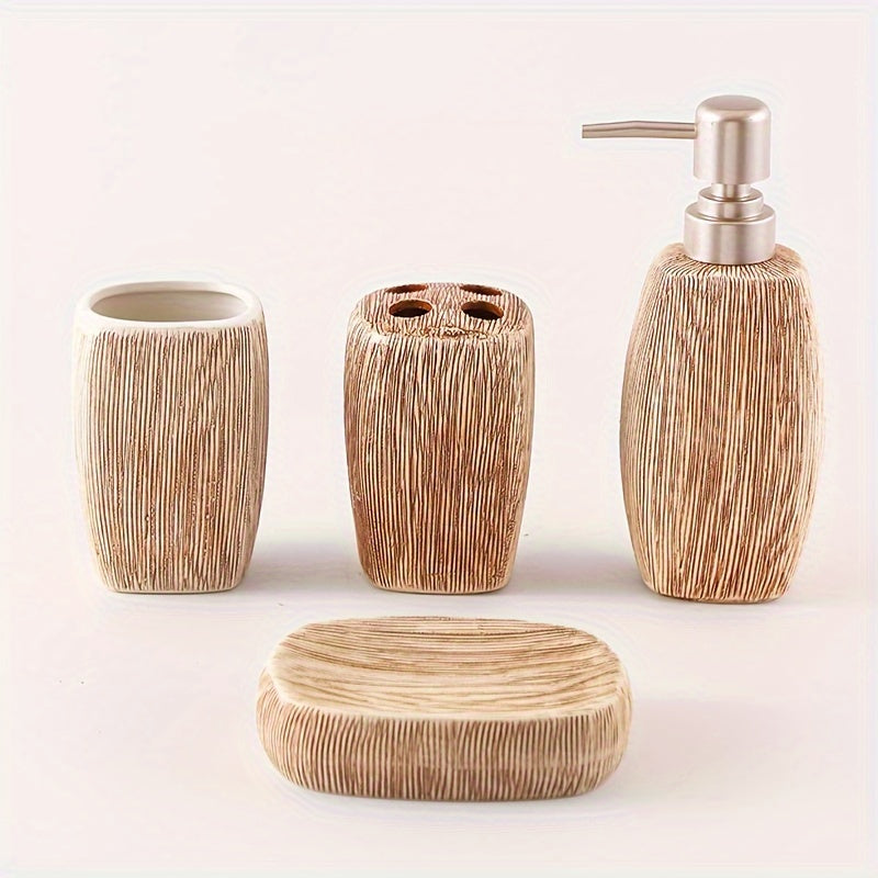 Keramik Badezimmer Set - Bathwoodly