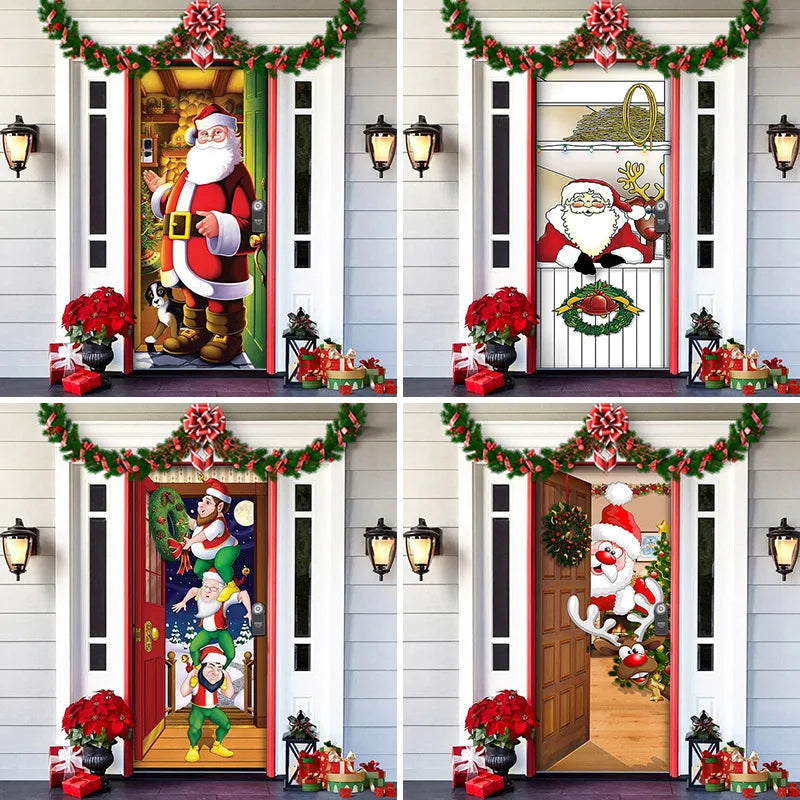 Jule dørdekoration - MerryDoor