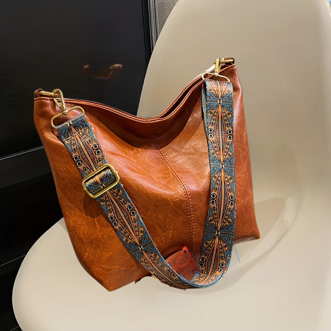 Vandtæt læder dametaske - Mia