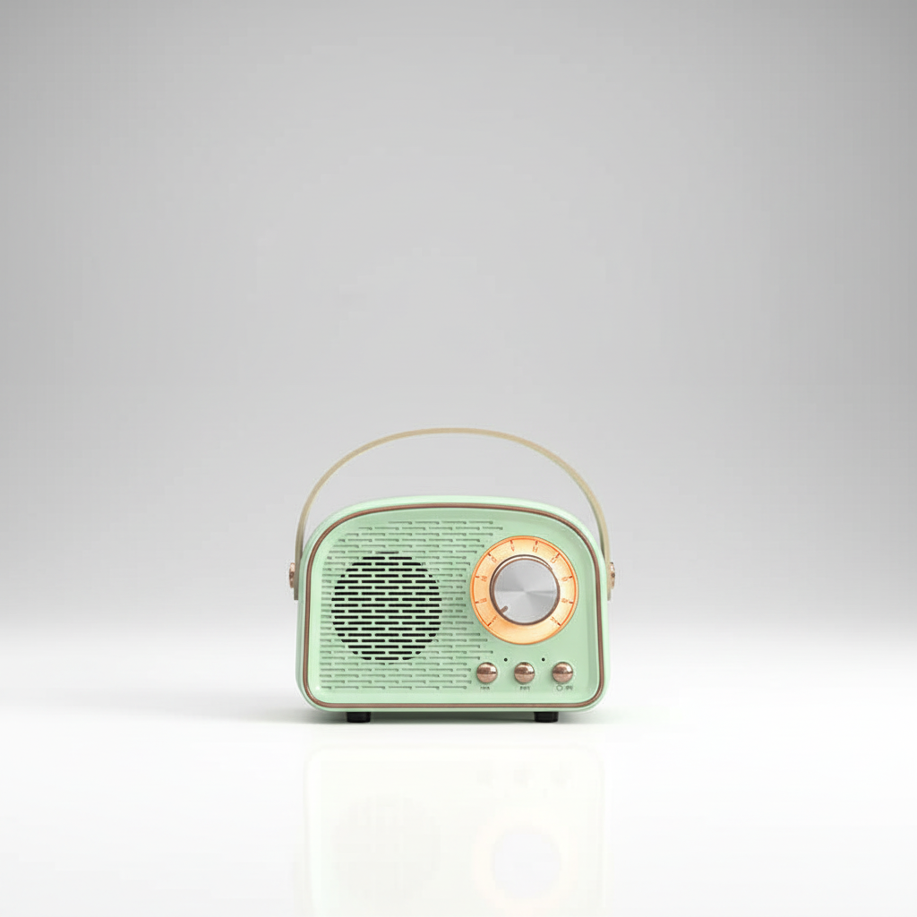 Kompakte Retro Bluetooth Lautsprecher - TuneHaven