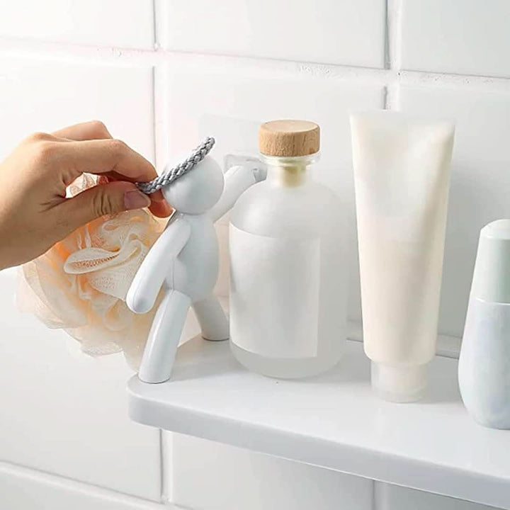 Kompaktes Badezimmer Wandregal - WallBuddy