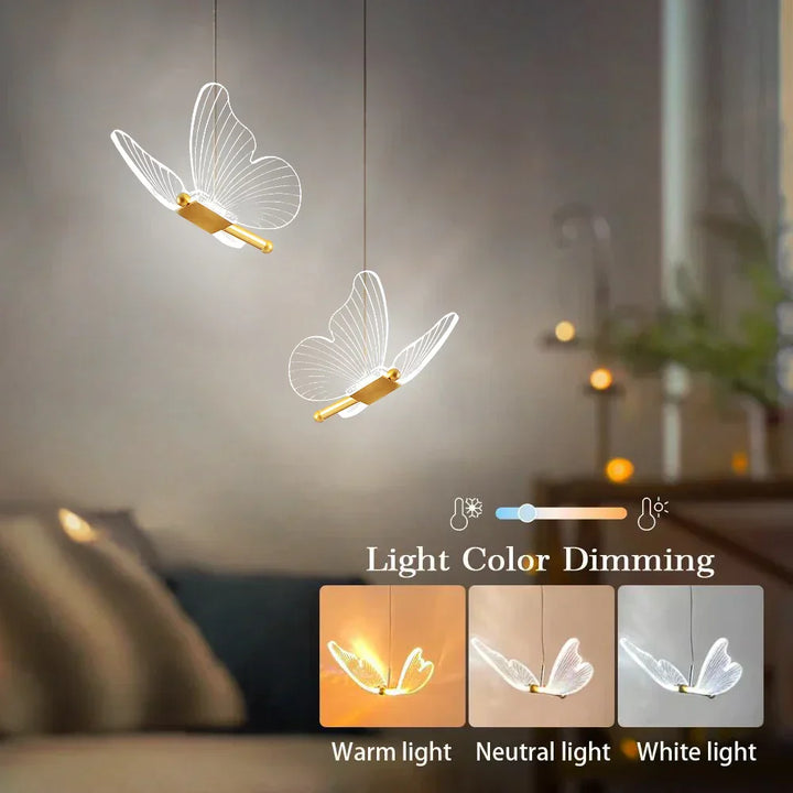 LED-sommerfuglehængelamper - ButterLuxe